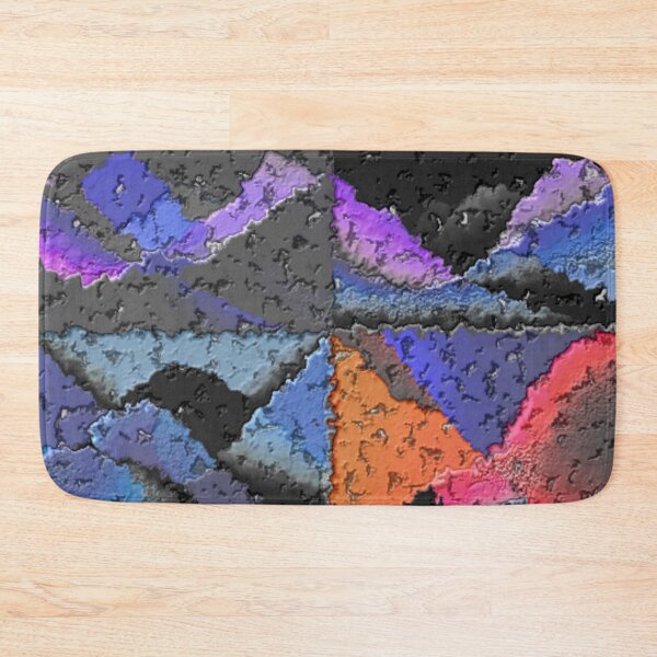 Item preview, four currents dark burst colorful geometric abstract design designed and sold by SmashingDeals.