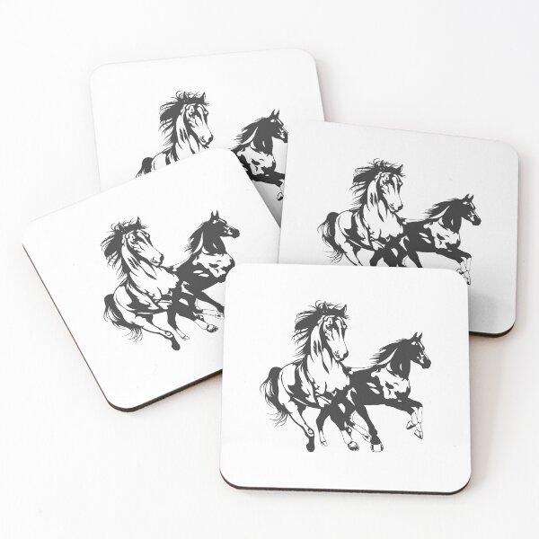 Item preview, Western Horse Illustration – Wild West Cowboy Riding Art designed and sold by Graphizia.