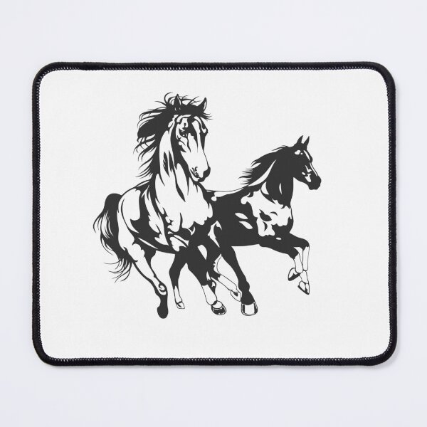 Item preview, Western Horse Illustration – Wild West Cowboy Riding Art designed and sold by Graphizia.