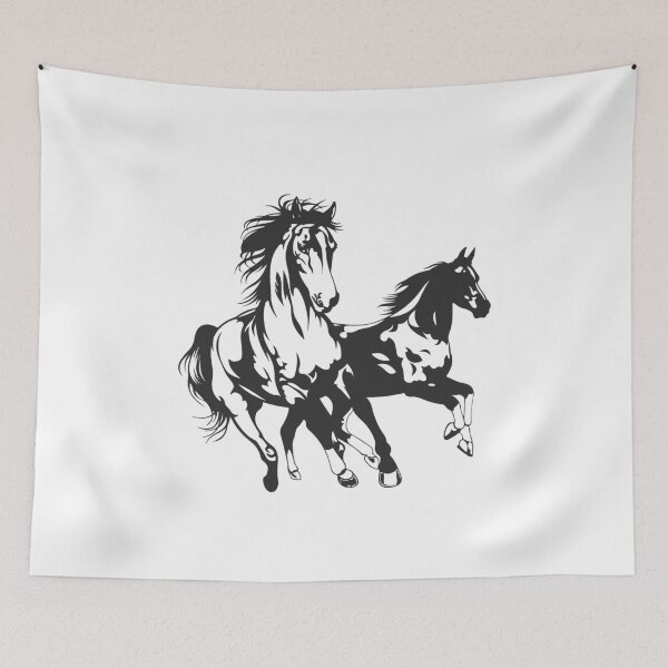Item preview, Western Horse Illustration – Wild West Cowboy Riding Art designed and sold by Graphizia.
