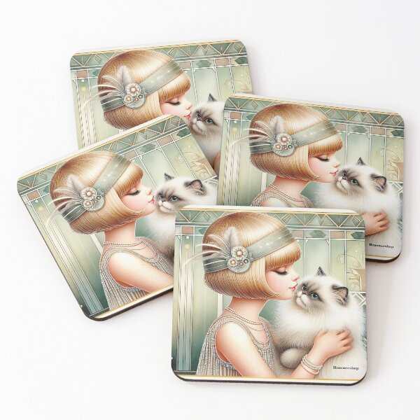 Item preview, A Deco Kiss designed and sold by rmoneeshop.