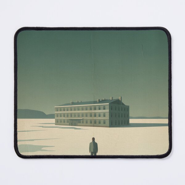 Item preview, The Hotel – Minimalist Psychological Horror Cinematic Poster designed and sold by AtlasMuseStudio.