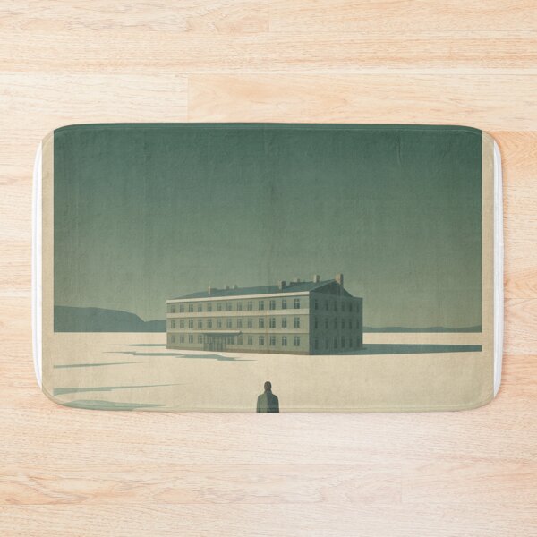 Item preview, The Hotel – Minimalist Psychological Horror Cinematic Poster designed and sold by AtlasMuseStudio.