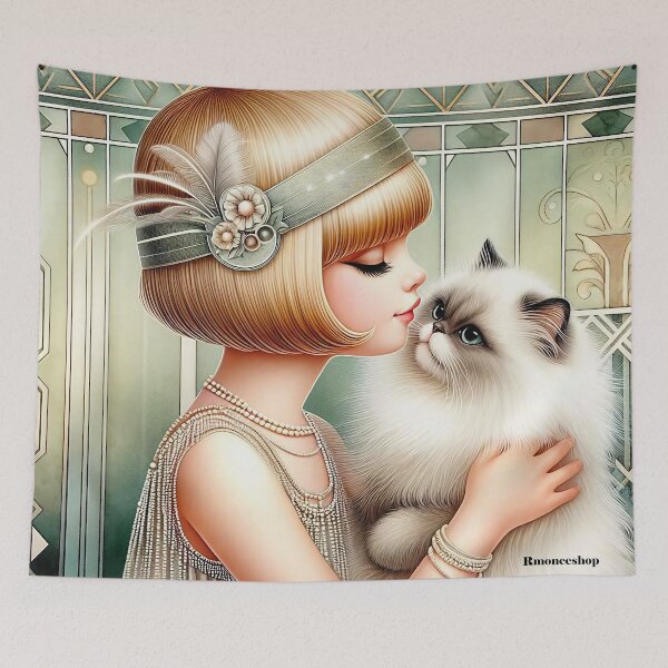 Item preview, A Deco Kiss designed and sold by rmoneeshop.