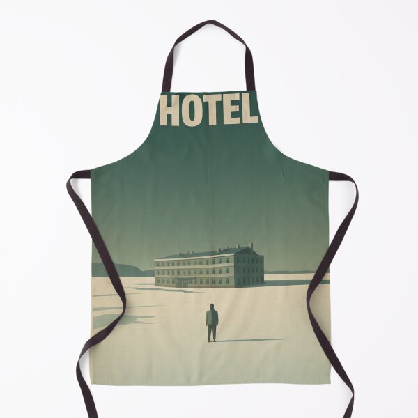 Item preview, The Hotel – Minimalist Psychological Horror Cinematic Poster designed and sold by AtlasMuseStudio.