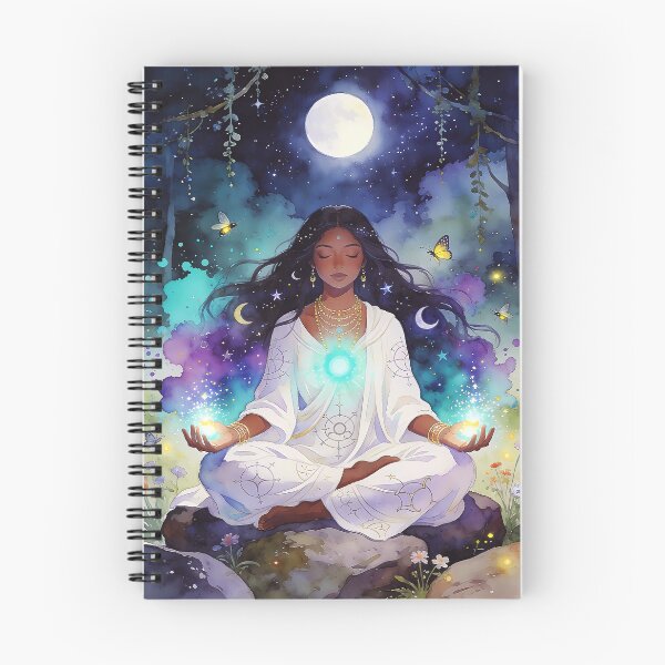 Item preview, Moonlit Meditation designed and sold by soulfulpalette.