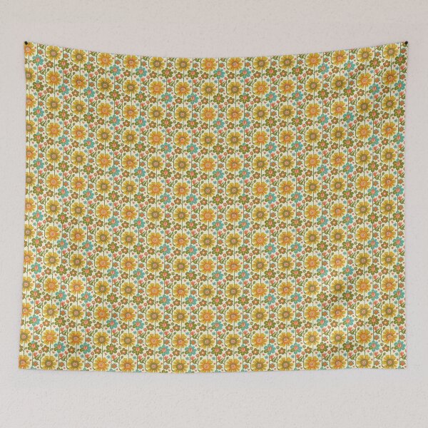 Item preview, 1970's Floral Pattern designed and sold by ButterCreations.