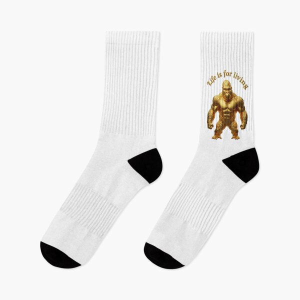 Item preview, 24K Gorilla (LIFE IS FOR LIVING) designed and sold by ZGoldenTouch.