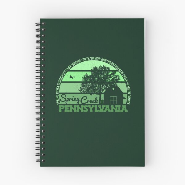 Item preview, Spring Creek Pennsylvania Sunset Retro Vintage Local Pride Logo designed and sold by CRHPOD20.