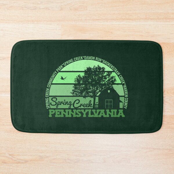 Item preview, Spring Creek Pennsylvania Sunset Retro Vintage Local Pride Logo designed and sold by CRHPOD20.