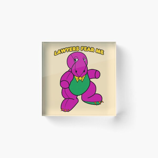 Item preview, Barney Bootleg "Lawyers Fear Me" designed and sold by Mousepelt.