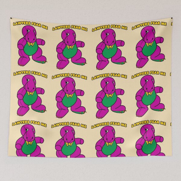 Item preview, Barney Bootleg "Lawyers Fear Me" designed and sold by Mousepelt.