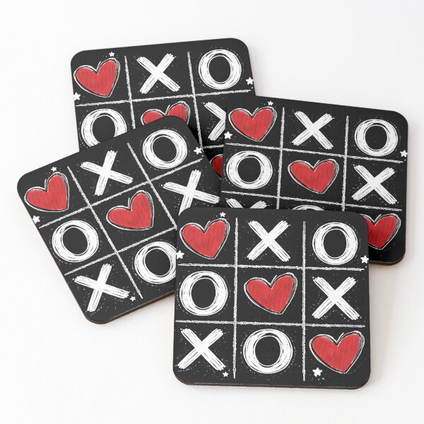 Item preview, Valentine Tic Tac Toe Valentines Day Retro Heart Game designed and sold by will freed18.