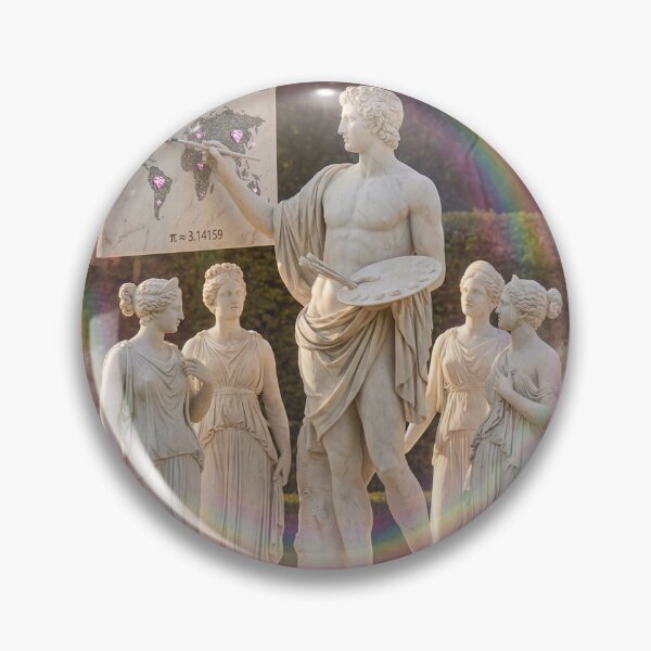 Item preview, Crystal Renaissance Statue in Iridescent Bubble – SirEarl Artwork designed and sold by VieSante.