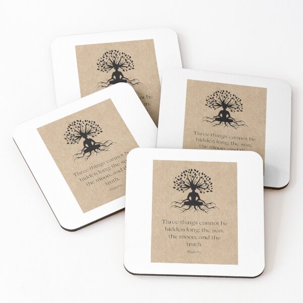 Item preview, Buddha quote with tree designed and sold by WookyPrayer.