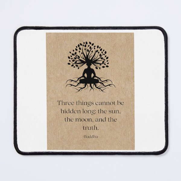 Item preview, Buddha quote with tree designed and sold by WookyPrayer.