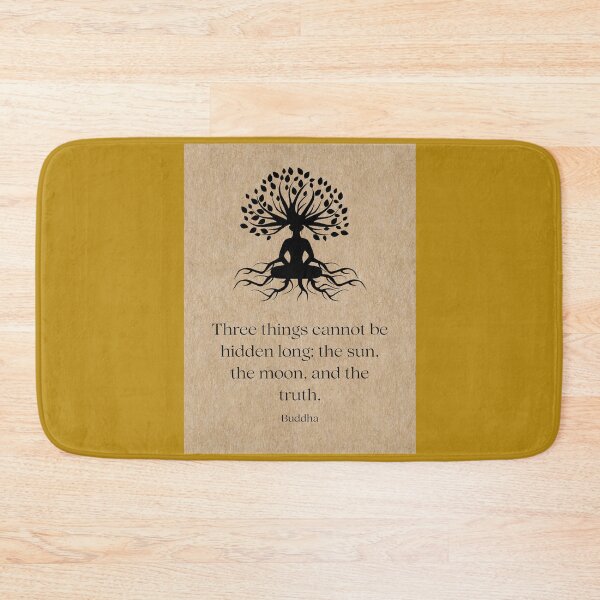 Item preview, Buddha quote with tree designed and sold by WookyPrayer.