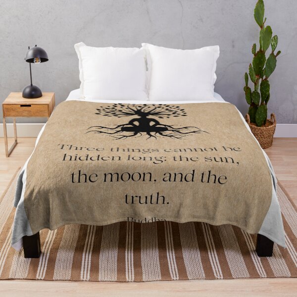Item preview, Buddha quote with tree designed and sold by WookyPrayer.