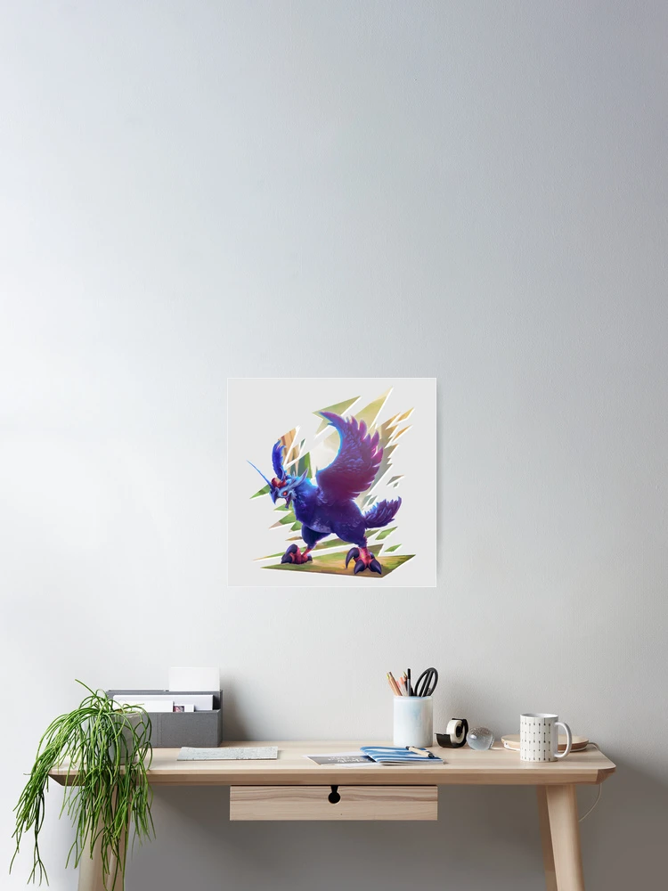 Thumbnail 2 of 3, Poster, Blue Raptor designed and sold by FreakArtLab.
