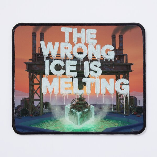 Item preview, The Wrong Ice Is Melting - Industrial Surrealism Environmental Art designed and sold by axiksa10.