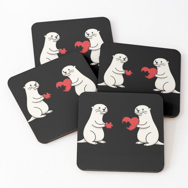 Item preview, Couple Otter Valentines Day designed and sold by will freed18.