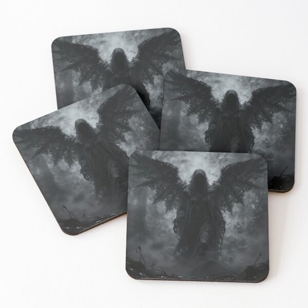 Item preview, Dark Fallen Angel in the Mist designed and sold by myforestfog.