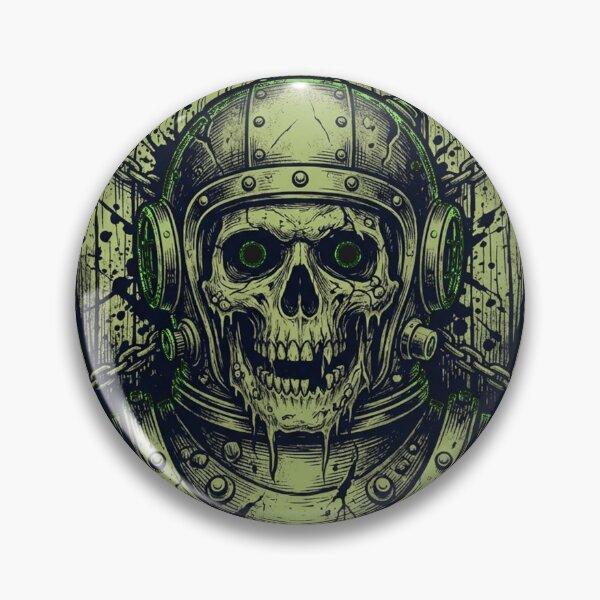 Item preview, Deep Sea Revenant Tactical Diving Skull Woodcut designed and sold by Thaivi Design.