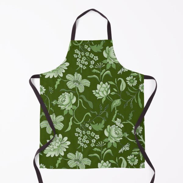 Item preview, Vintage Bloom-Deep Moss Or Forest Olive designed and sold by Fabricatemyart.