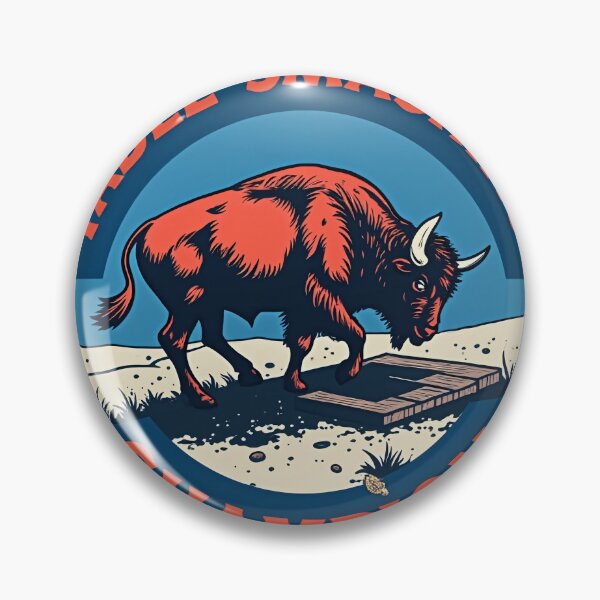 Artikelvorschau, Tischzertrümmerungs-Champion – Retro-Maskottchen für Buffalo-Football-Fans entworfen und verkauft von The Grumpy Pet Club.