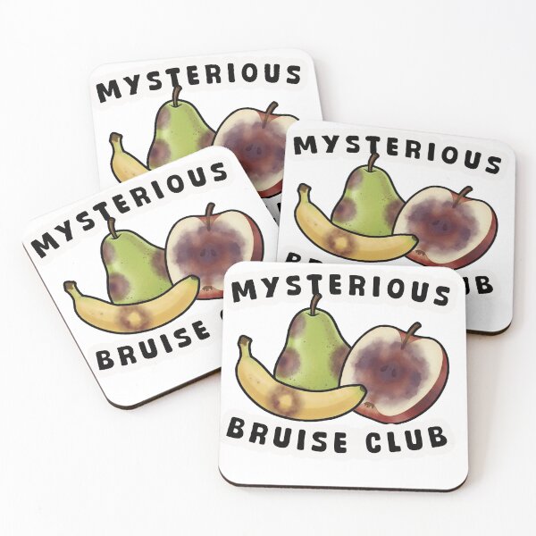 Item preview, mysterious bruise club funny designed and sold by Doooriginals.