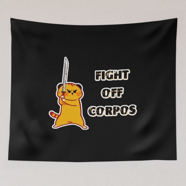 Item preview, Calderon Thornsteel - Fight Off Corpos designed and sold by Newdlebobs.