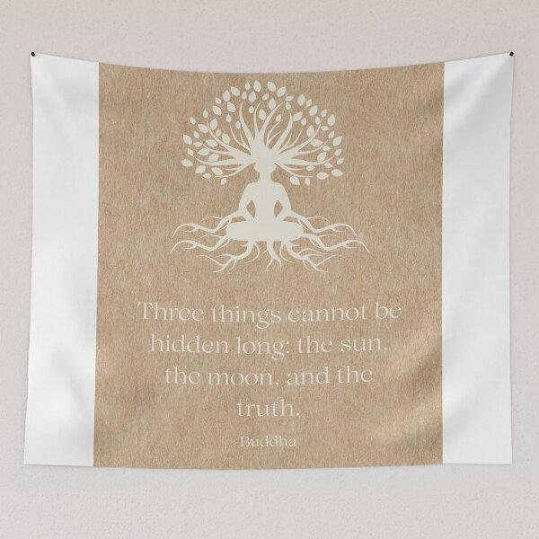 Item preview, Buddha quotes with Tree designed and sold by WookyPrayer.