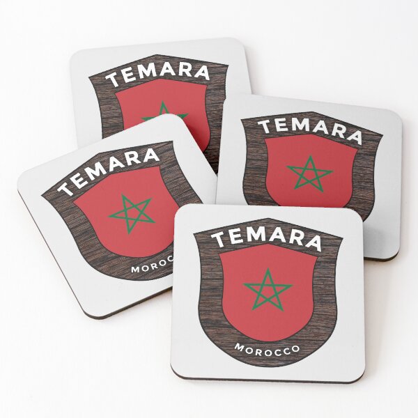 Item preview, Temara Morocco | Flag Shield Travel Emblem designed and sold by World Designs.