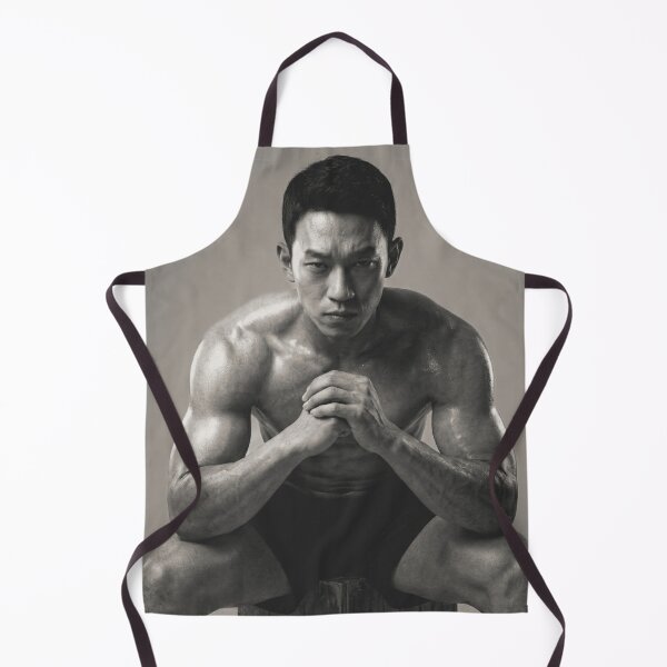 Item preview, Naked Muscular Male Seated on a Wood Block designed and sold by Atlas Kai.