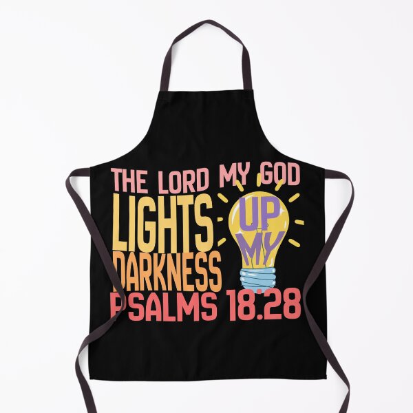 Item preview, The Lord My God Lights Up My Darkness - Psalms 18:28 Lightbulb Verse designed and sold by KindThoughts.
