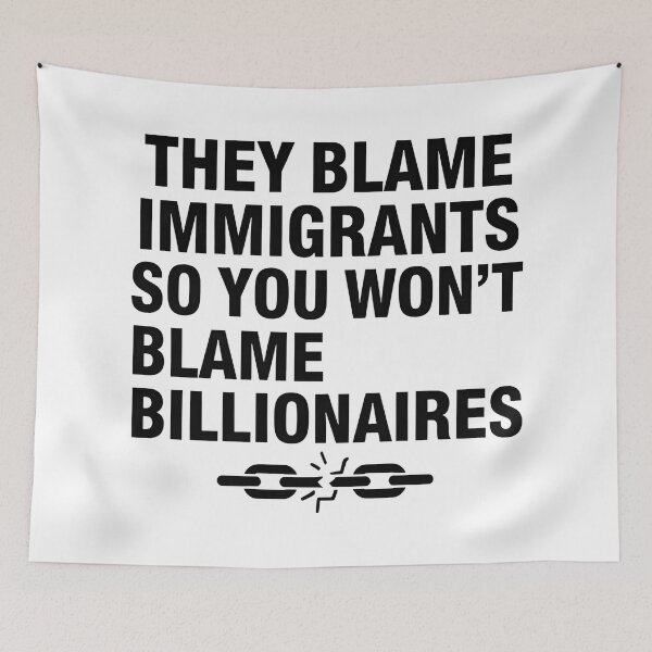 Item preview, Abolish ICE they blame immigrants so you won't blame billionnaires designed and sold by Uglyandcute.