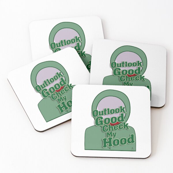 Item preview, Outlook Good Check My Hood Cartoon Fun Art  designed and sold by mytshirtfort.