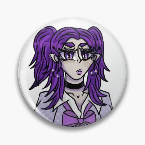 Item preview, Purple gyaru anime girl designed and sold by YaroshMaria.