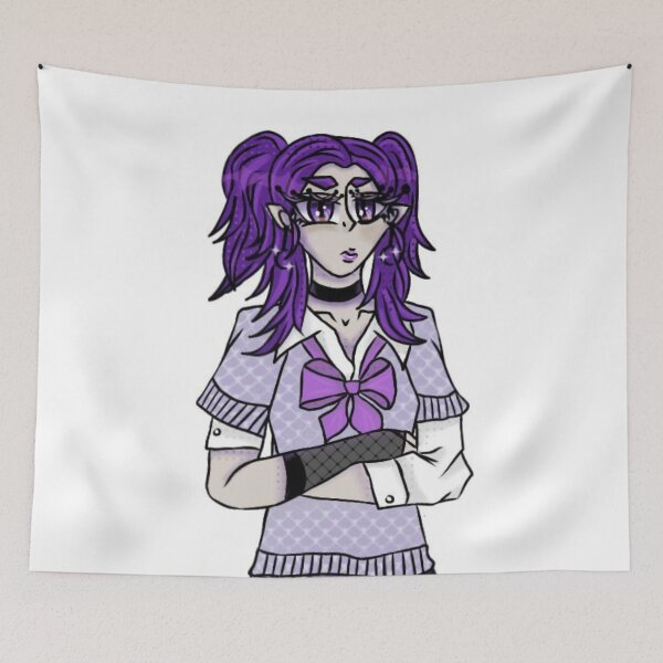 Item preview, Purple gyaru anime girl designed and sold by YaroshMaria.