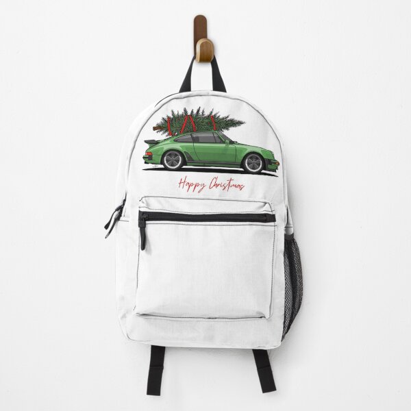 Item preview, Happy Christmas Green 911 turbo Illustration designed and sold by blackdogshop.