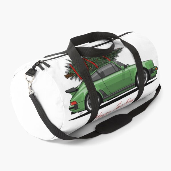Item preview, Happy Christmas Green 911 turbo Illustration designed and sold by blackdogshop.