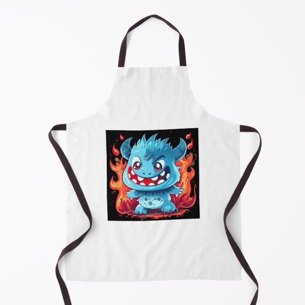 Item preview, BLUE MONSTER ON FIRE designed and sold by mercadoretro.