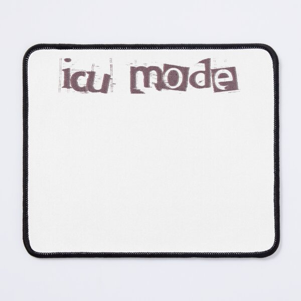 Item preview, ICU Mode Distressed Typography Design designed and sold by KatBeeTee.
