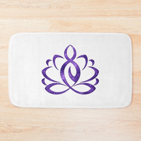 Item preview, Mystic Purple Yoga Lotus Meditation Logo — Spiritual Flow Art designed and sold by Reminixi.