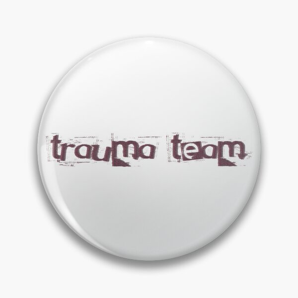 Item preview, Trauma Team Distressed Typography Design designed and sold by KatBeeTee.