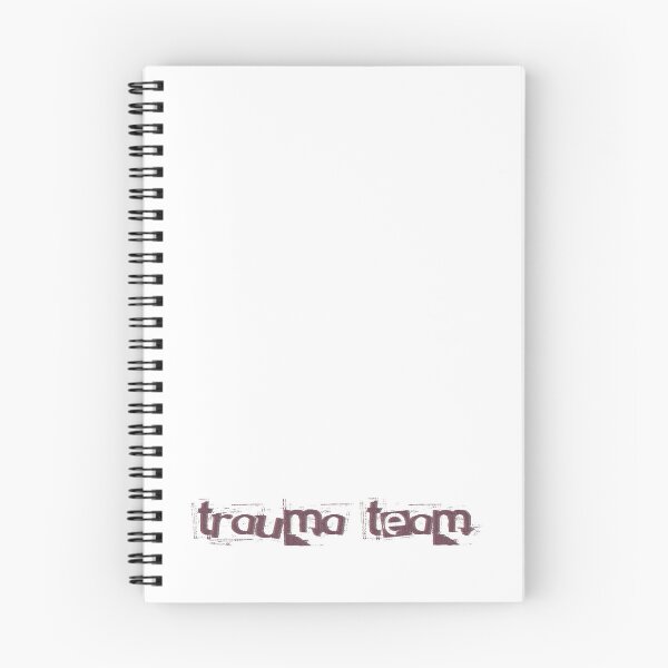 Item preview, Trauma Team Distressed Typography Design designed and sold by KatBeeTee.
