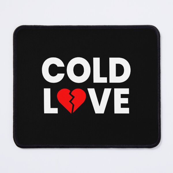 Item preview, Cold Love Broken Heart Minimalist Typography Design designed and sold by Kewessthetic.