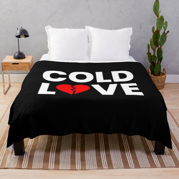 Item preview, Cold Love Broken Heart Minimalist Typography Design designed and sold by Kewessthetic.