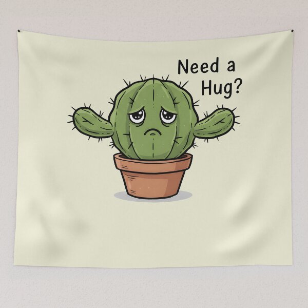 Item preview, Need a Hug? Cute Emotive Aesthetic Design for Comfort and Support designed and sold by Axivra.