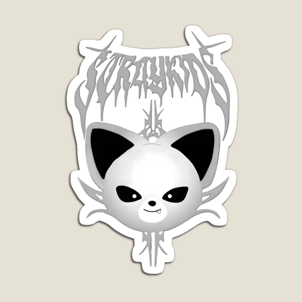 Magnet avec l'œuvre « Evil SKZOO FoxI.Ny, dominez la tournée